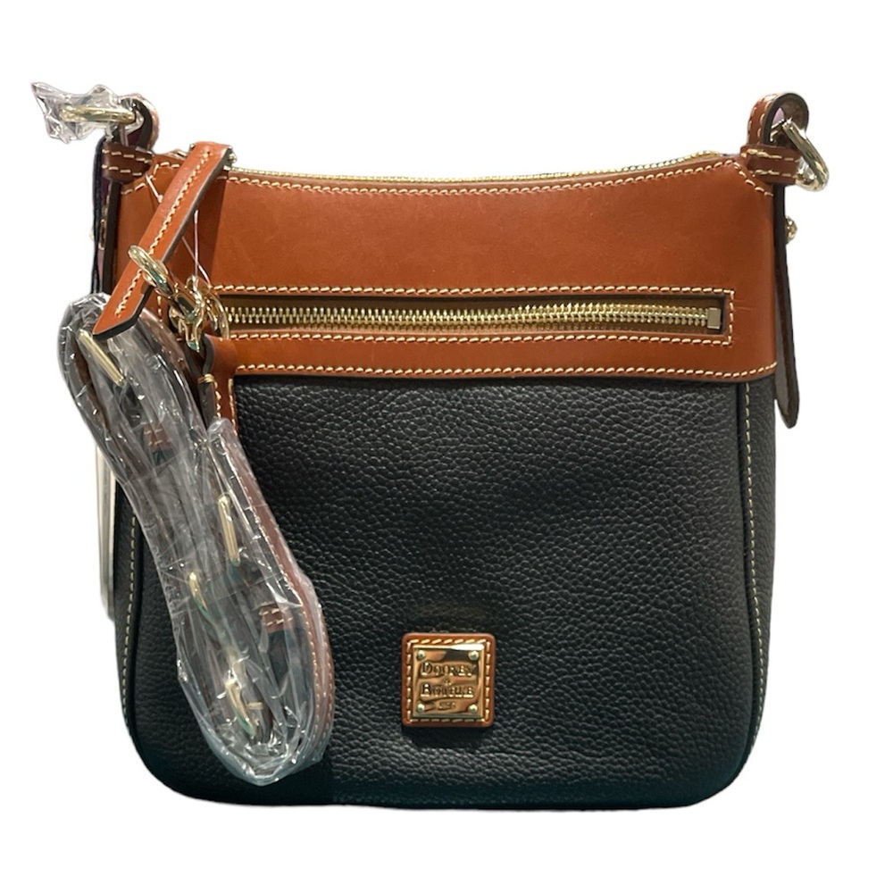 Dooney & Bourke Pebble Leather North/South Medium Crossbody  0087